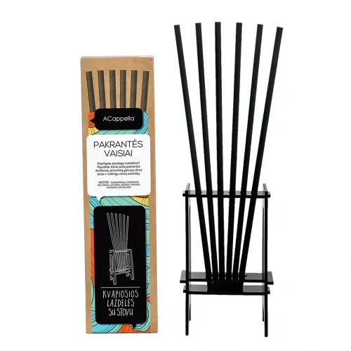 Acappella Home Parfume Incense Sticks with a Stand 6 pcs Seashore fruit