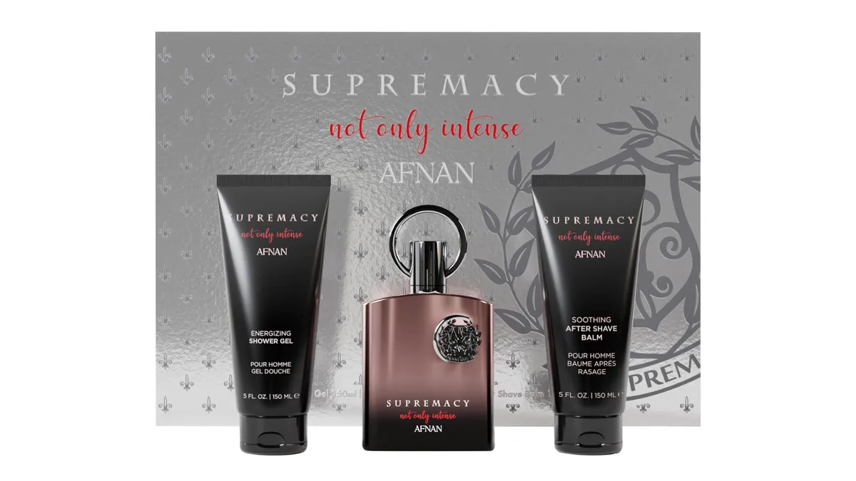 Afnan Supremacy Not Only Intense Gift Set - EDP 100ml Spray + 150ml Shower Gel