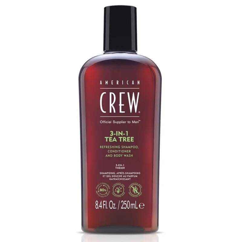 American Crew - 3 in 1 Tea tree Shampoo (250ml)