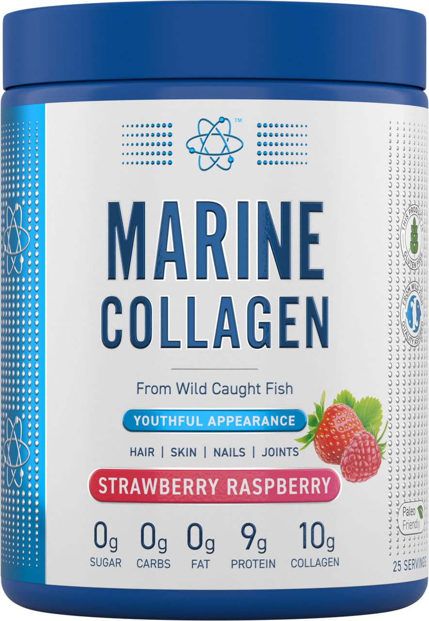 Applied Nutrition Marine Collagen Powder Strawberry & Raspberry Flavour 300g