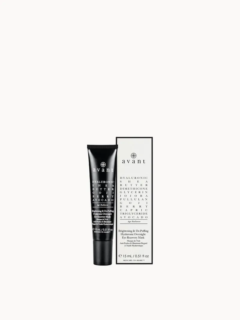 Avant Skincare Brightening and De-Puffing Hyaluronic Overnight Eye Recovery Mask 15ml