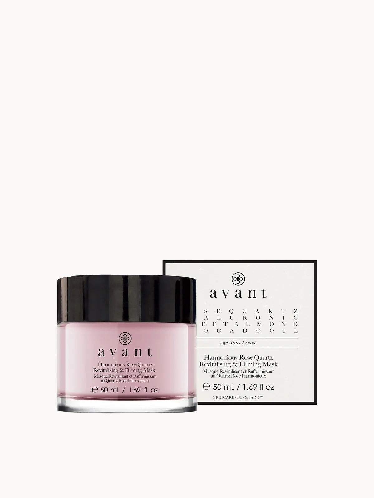 Avant Skincare Harmonious Rose Quartz Revitalising and Firming Mask 50ml