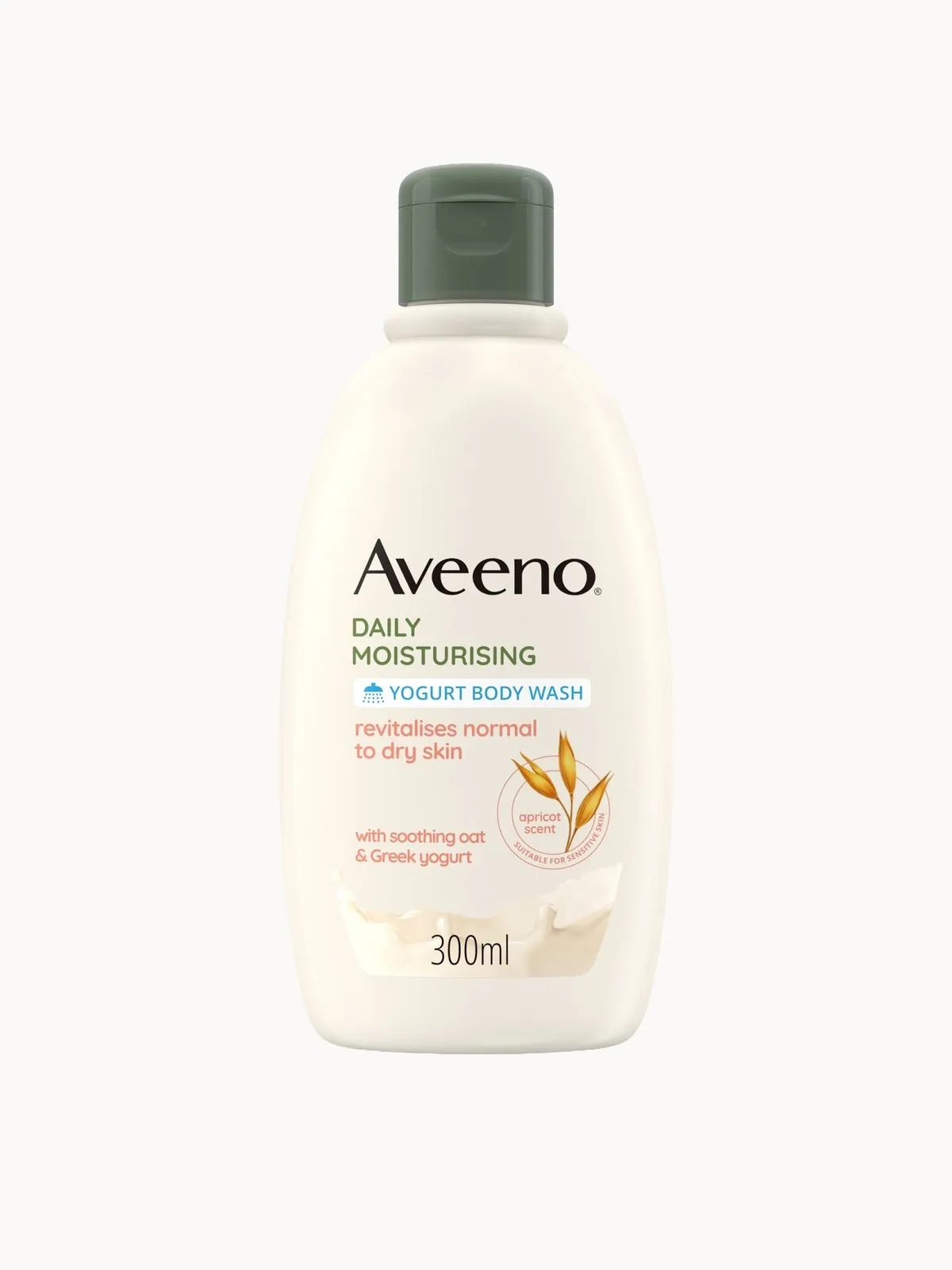 Aveeno Daily Moisturising Body Wash - Apricot and Honey 300ml