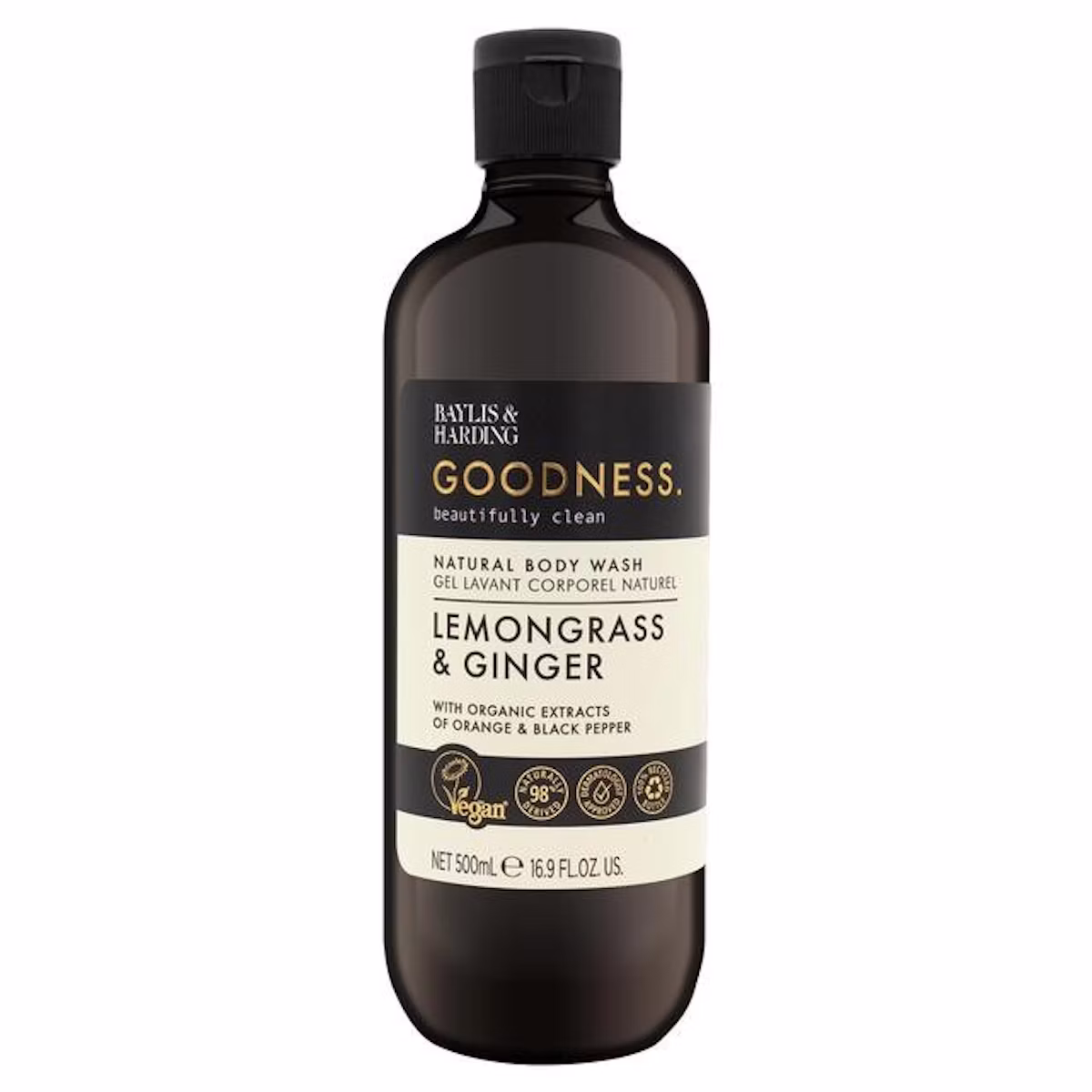 Baylis & Harding Goodness Lemongrass & Ginger Body Wash 500 ml