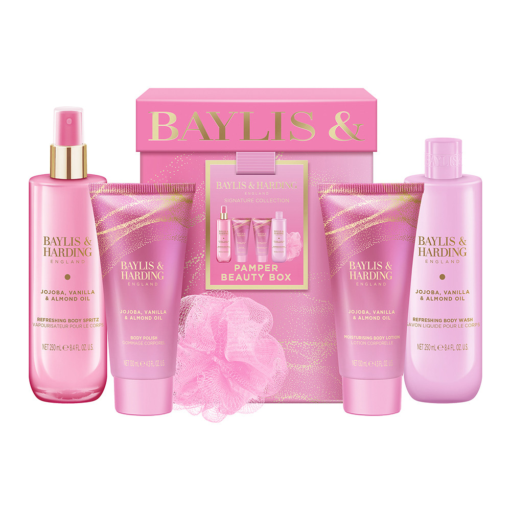 Baylis & Harding Jojoba, Vanilla & Almond Oil Luxury Pamper Beauty Box Gift Set