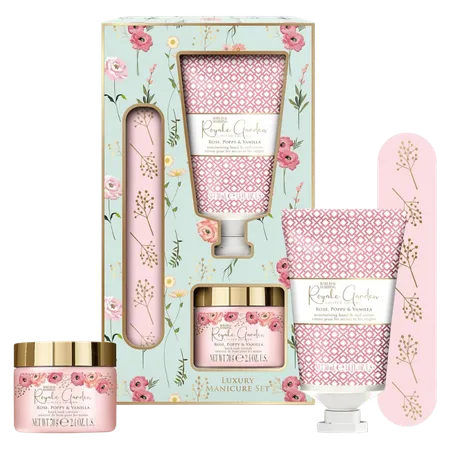 Baylis & Harding Royale Garden Rose Poppy & Vanilla Luxury Manicure Set