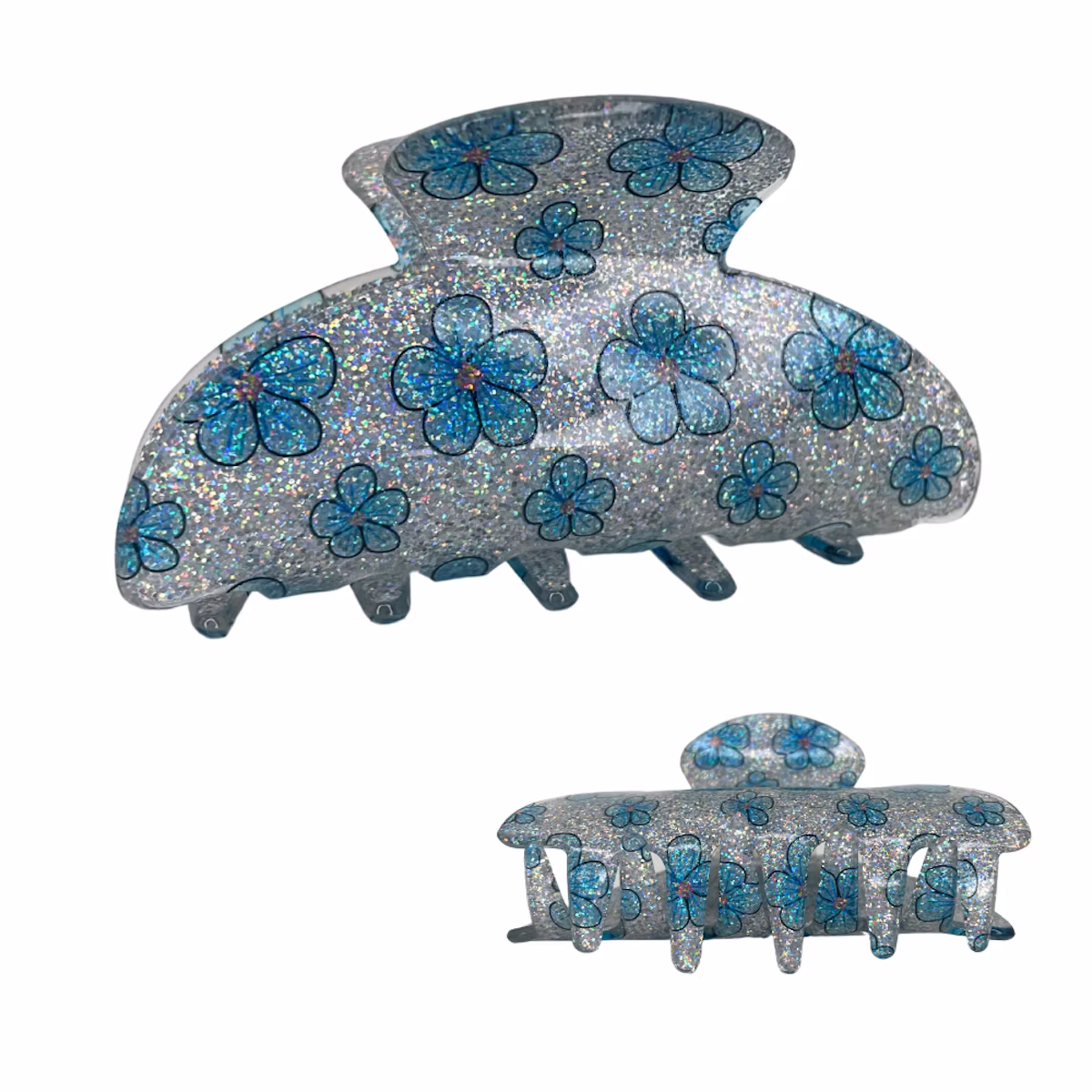 Beauty Flow Shimmer Claw Blue Flower 1 pcs