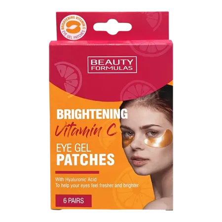 Beauty Formulas Brightening Vitamin C Eye Gel Patches - 6 Pairs