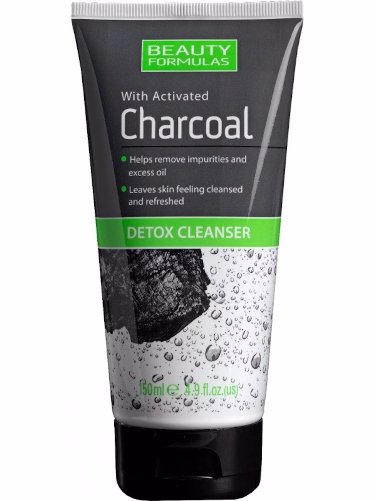 Beauty Formulas Charcoal Detox Cleanser 150 ml