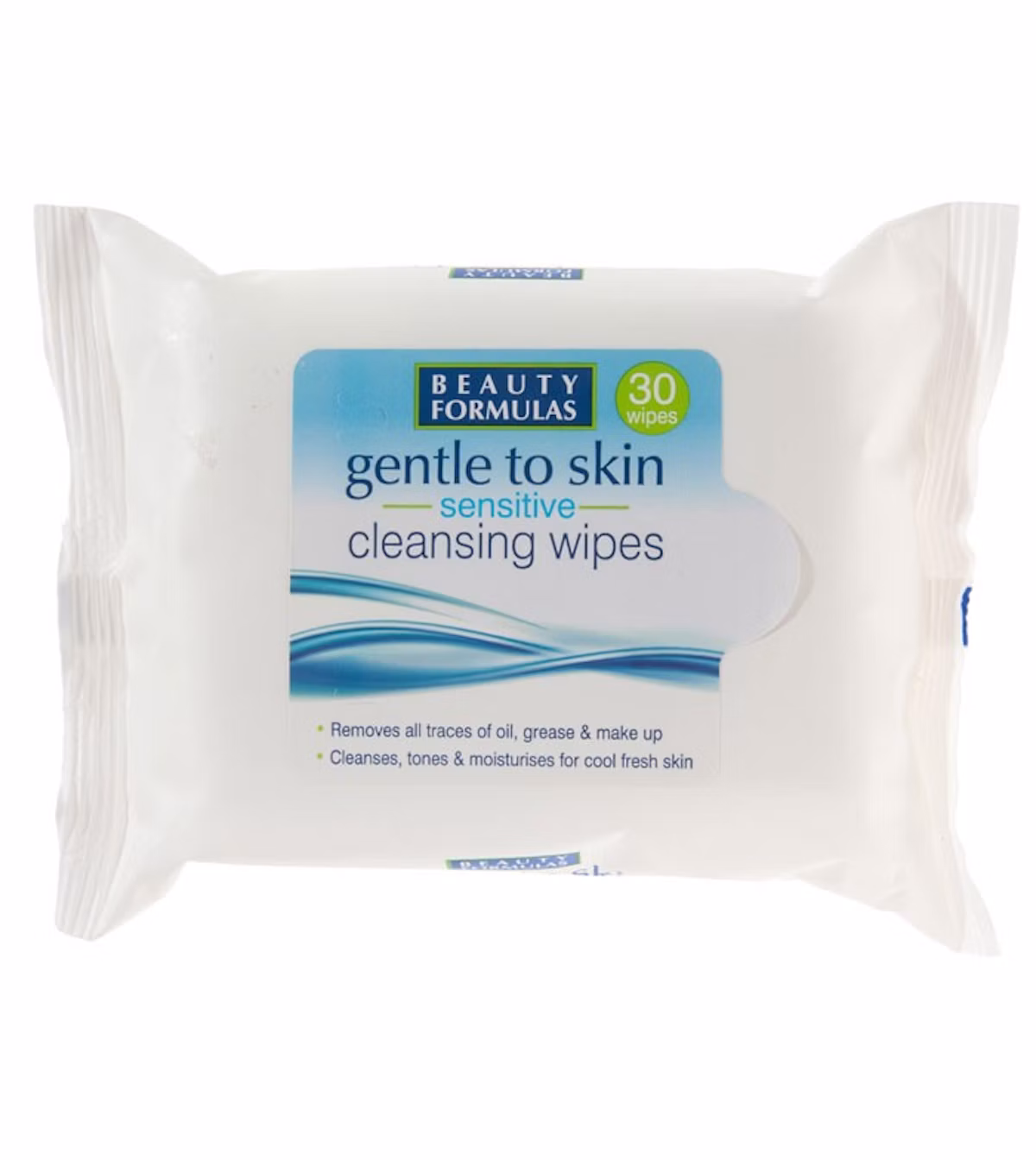 Beauty Formulas Gentle To Skin Sensitive Cleansing Wipes 30 pcs