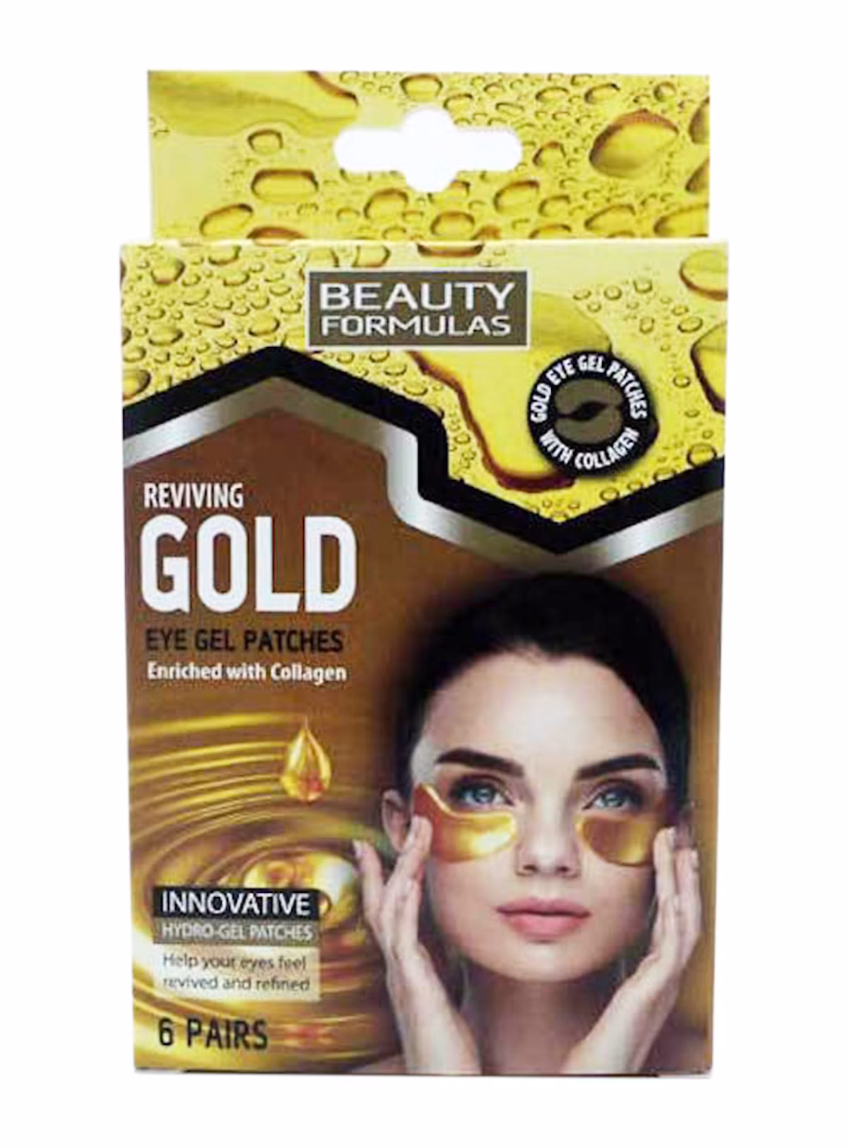 Beauty Formulas Reviving Gold Eye Gel Patches 6 pairs