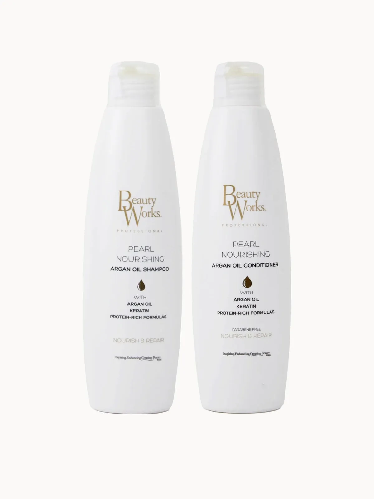 Beauty Works Pearl Nourishing Shampoo and Conditioner Bundle 250ml