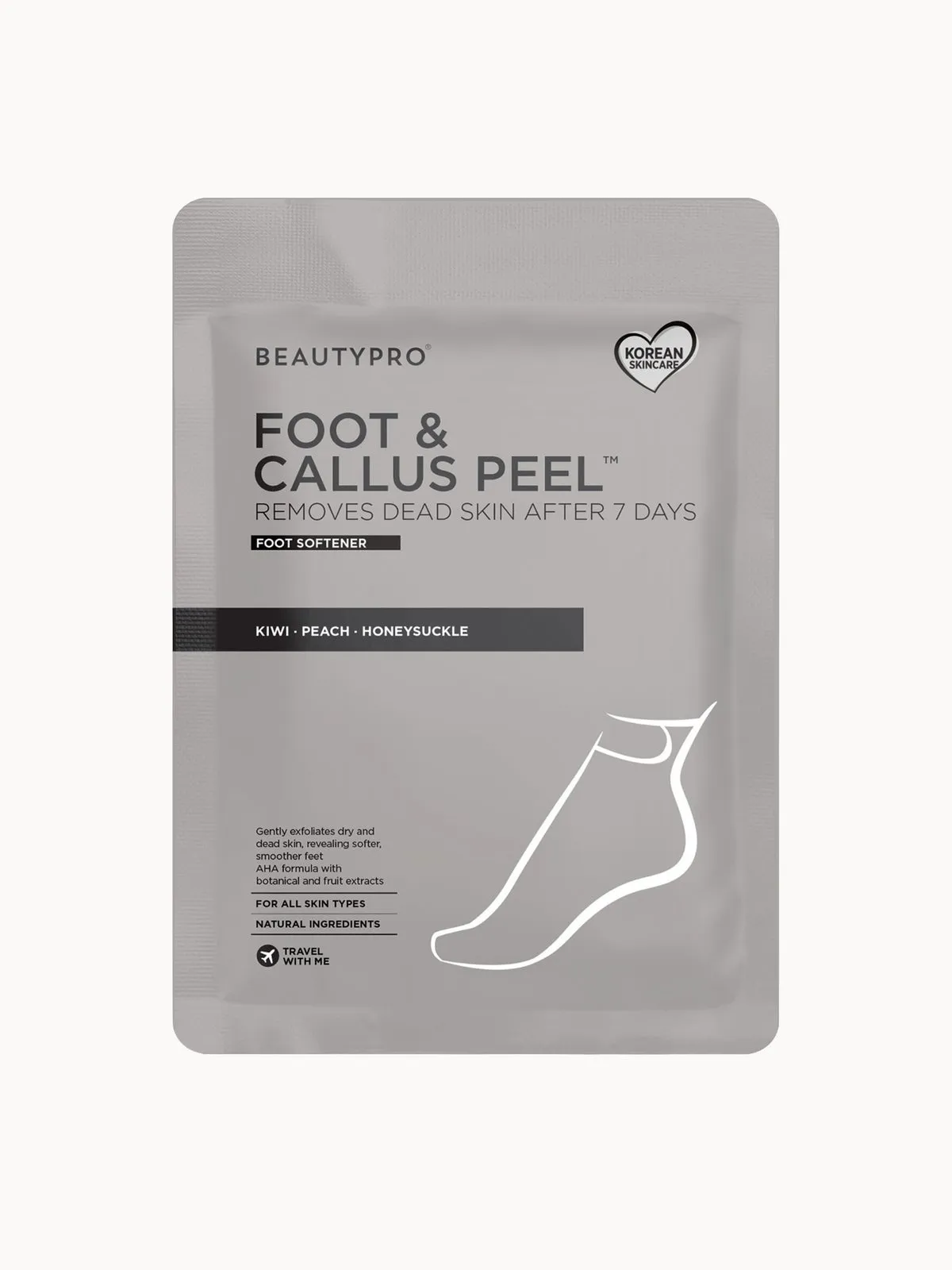 BEAUTYPRO Foot and Callus Peel with over 17 Botanical and Fruit Extracts (1 Pair)