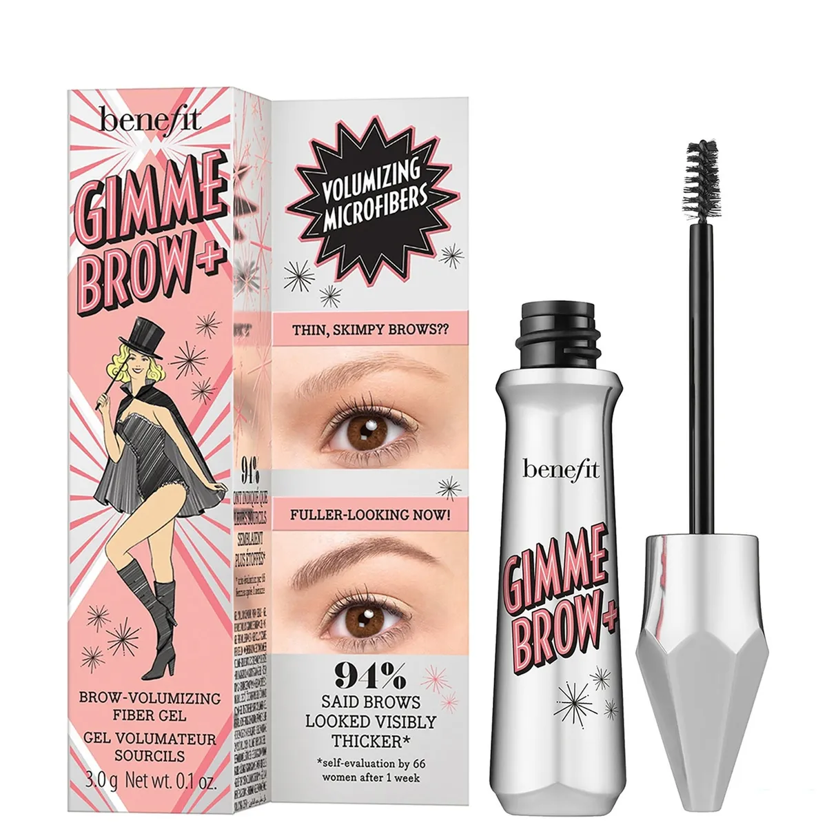 benefit Gimme Brow+ Mini Gel 1.5g (Various Shades) - Grey
