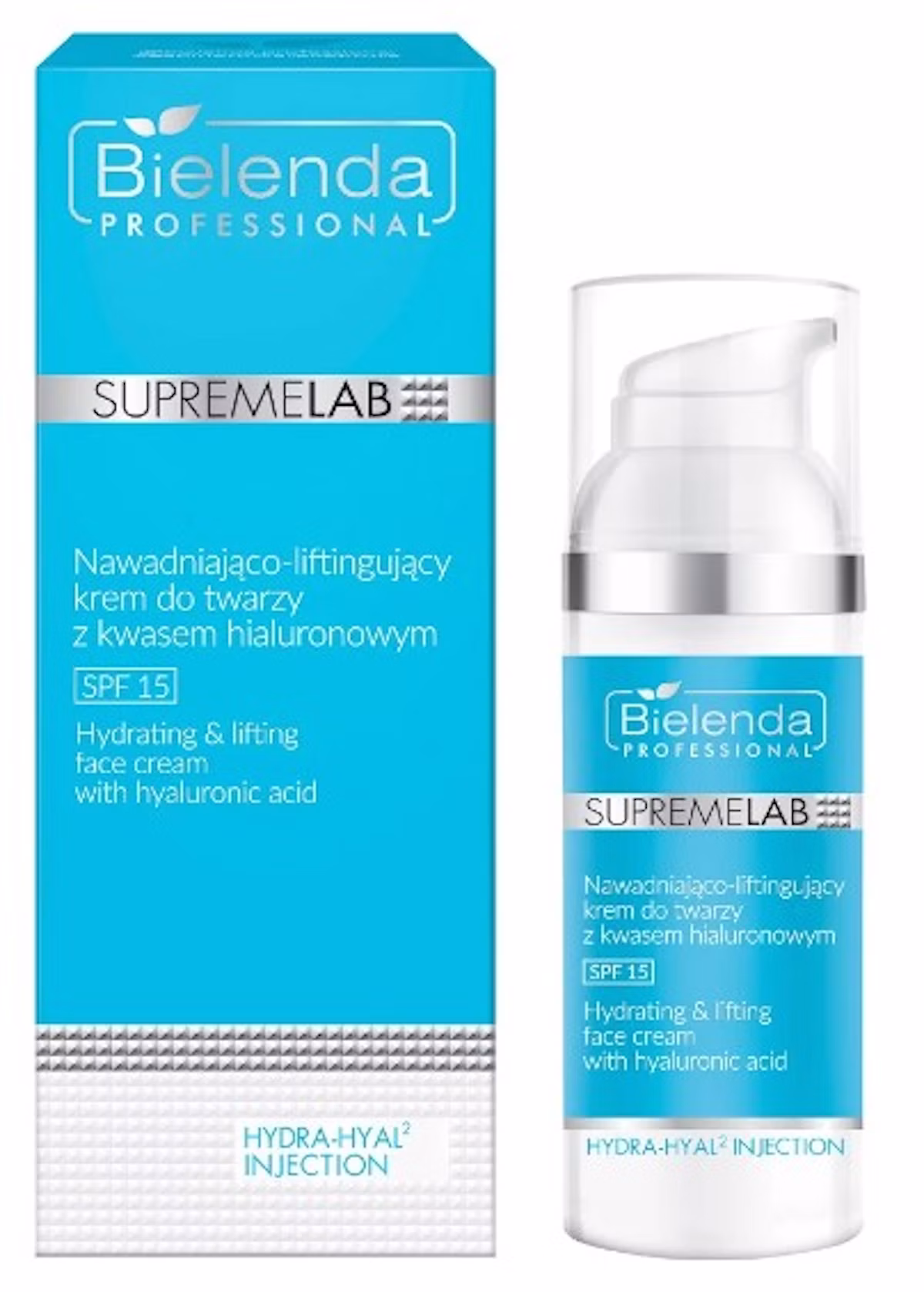 Bielenda Supremelab SupremeLab Hydra Hyal2 Hydrating & Lifting SPF15 Face Cream With Hyaluronic Acid 50 ml