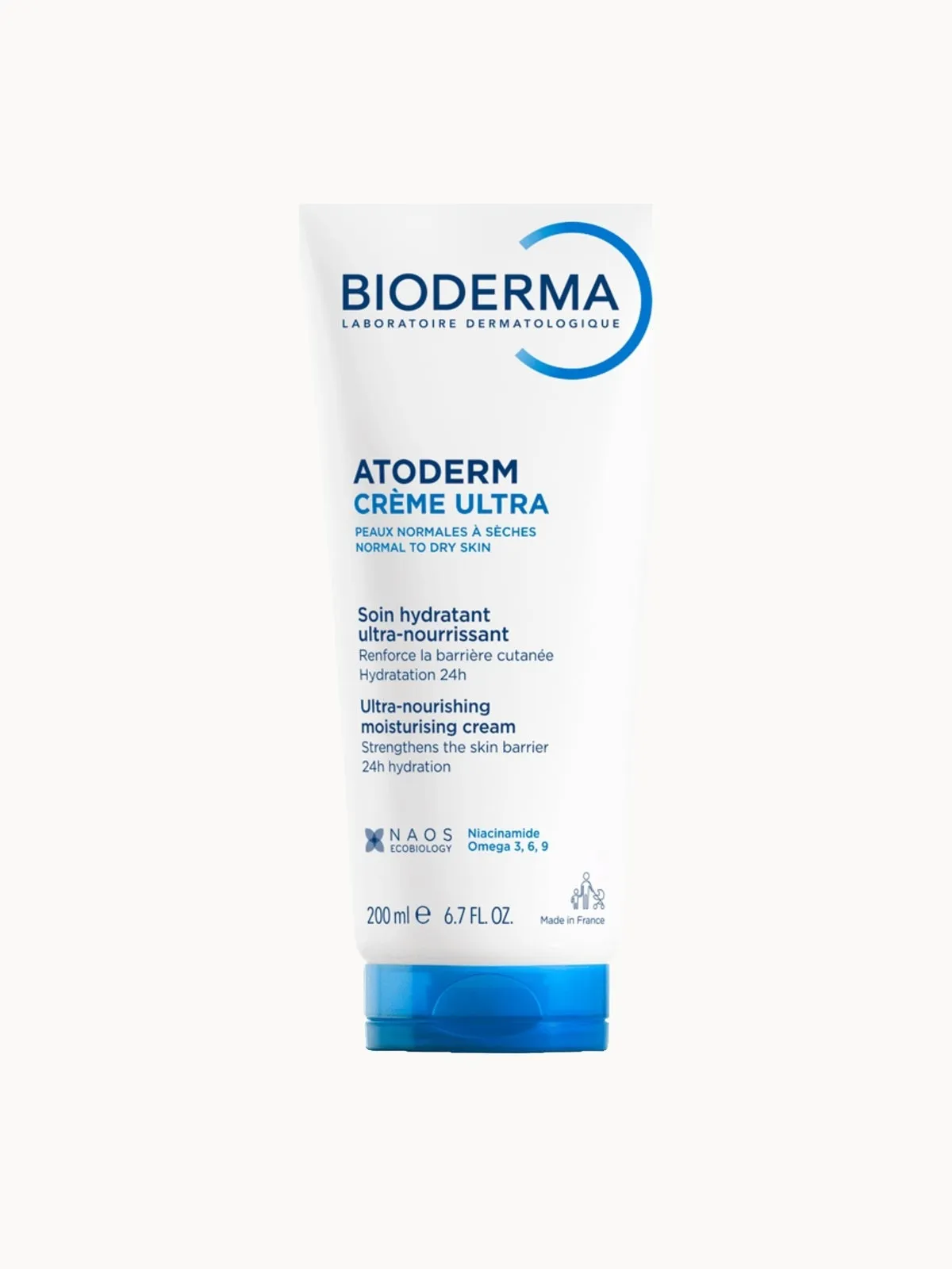 Bioderma Atoderm Ultra-Nourishing Moisturiser for Normal to Dry Skin 200ml