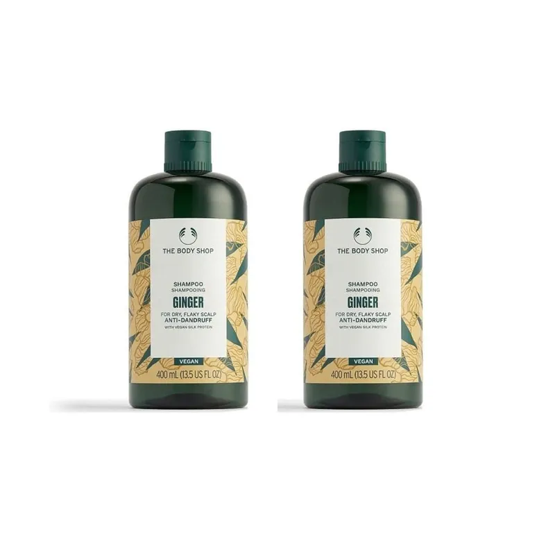 The Body Shop - Ginger Anti-Dandruff Shampoo (400ml) - 2 Pack