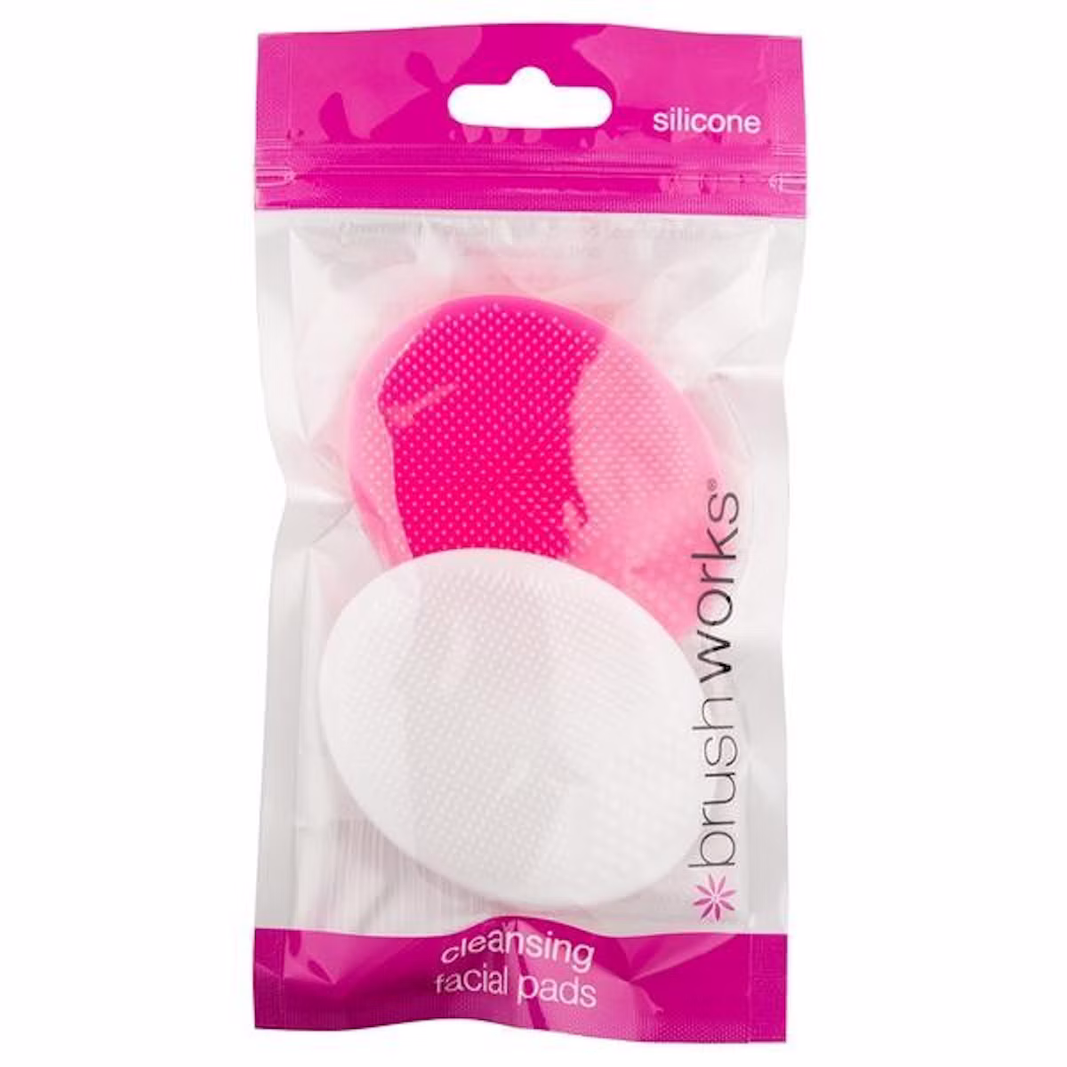 brushworks Silicone Facial Cleansing Pads 2 pcs