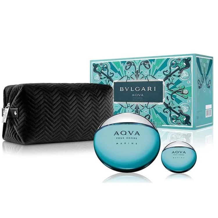 Bvlgari Aqva Pour Homme Marine Eau de Toilette 100ml Spray Gift Set