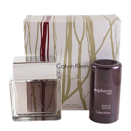 Calvin Klein Euphoria For Him Eau de Toilette 100ml Spray Travel Set