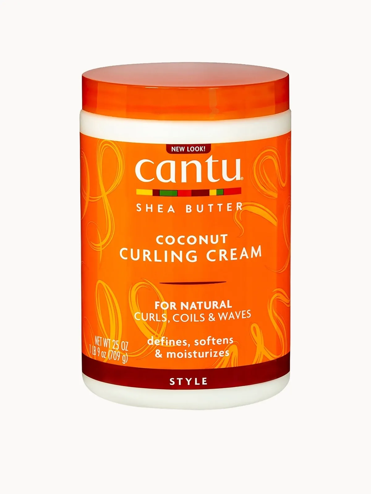 Cantu Shea Butter for Natural Hair Coconut Curling Cream – Salon Size 709g