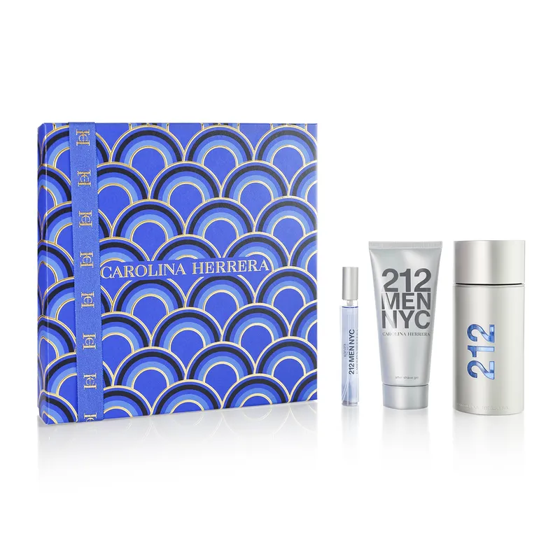 Carolina Herrera 212 NYC Men Eau de Toilette 100ml Spray Set