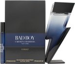 Carolina Herrera Bad Boy Cobalt Gift Set 100ml EDP + 10ml EDP