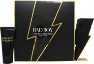 Carolina Herrera Bad Boy Gift Set 100ml EDT + 100ml Shower Gel