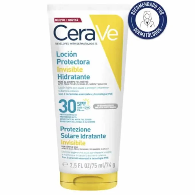 CeraVe Invisible Hydrating Protective Lotion Spf30 75ml
