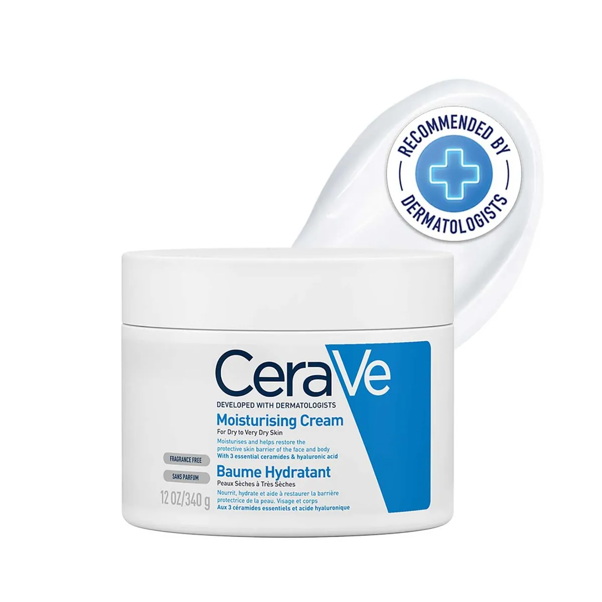 CeraVe Moisturising Body And Face Cream 340g