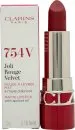 Clarins Joli Rouge Velvet Lipstick 3.5g - 754V Deep Red