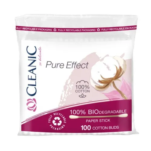 Cleanic Pure Effect Cotton Buds 100 pcs.