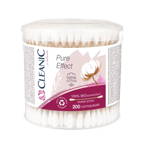 Cleanic Pure Effect Cotton Buds 200 pcs.