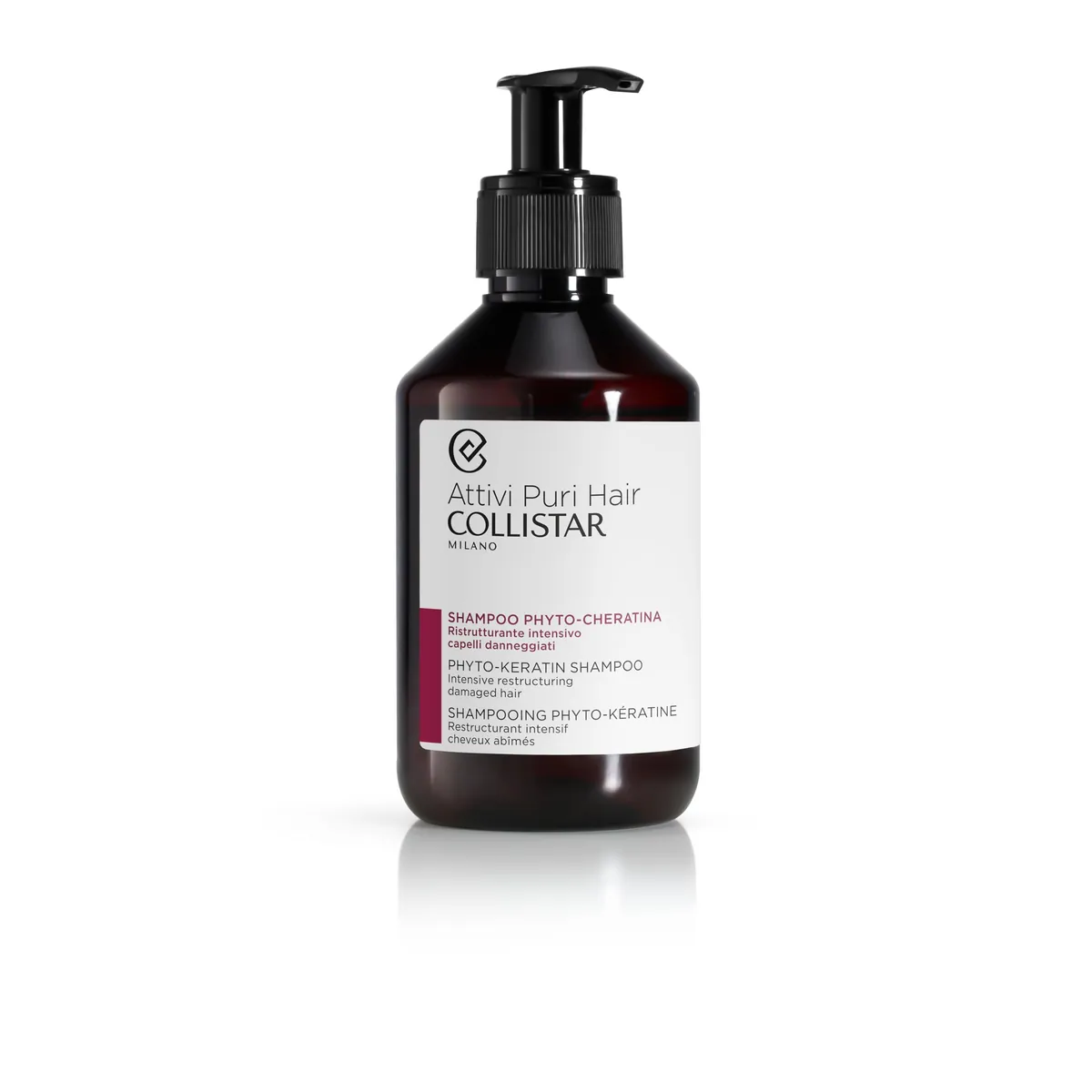 Collistar Pure Active Phyto Keratin Intensive Restructuring Shampoo 250ml