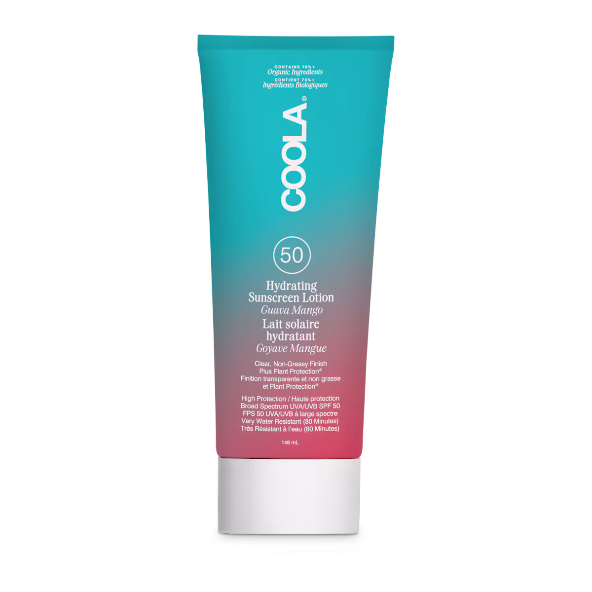 Coola Hydrating Sunscreen Lotion Guava Mango SPF50 148 ml