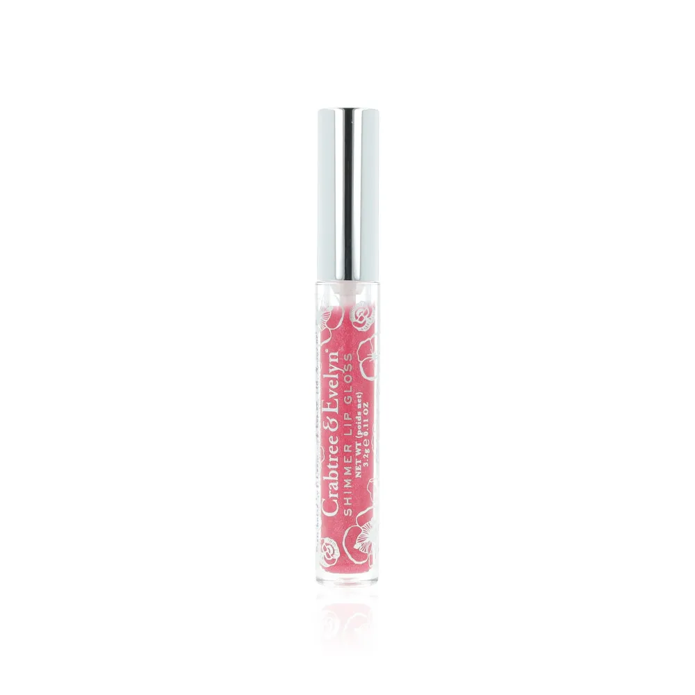 Crabtree & Evelyn Raspberry Pink Shimmer Lip Gloss Cosmetics 3ml