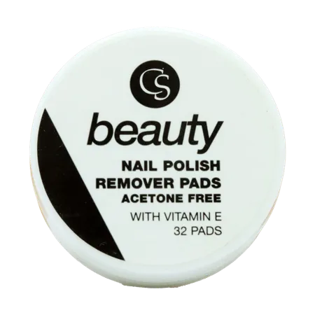 CS Beauty Acetone Free Nail Polish Remover Pads - 32 pcs