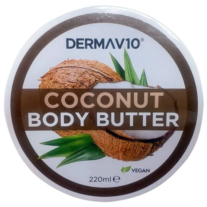 Dermav10 - Coconut Body Butter (220ml)