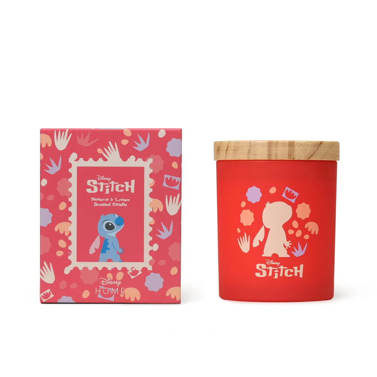 Disney Stitch Plumeria & Lychee Scented Candle 195g