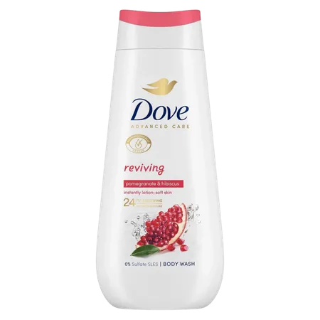 Dove Advanced Care Reviving Pomegranate & Hibiscus Body Wash - 225 ml
