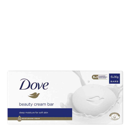 Dove Beauty Cream Soap Bar – 90 g 6 Pcs