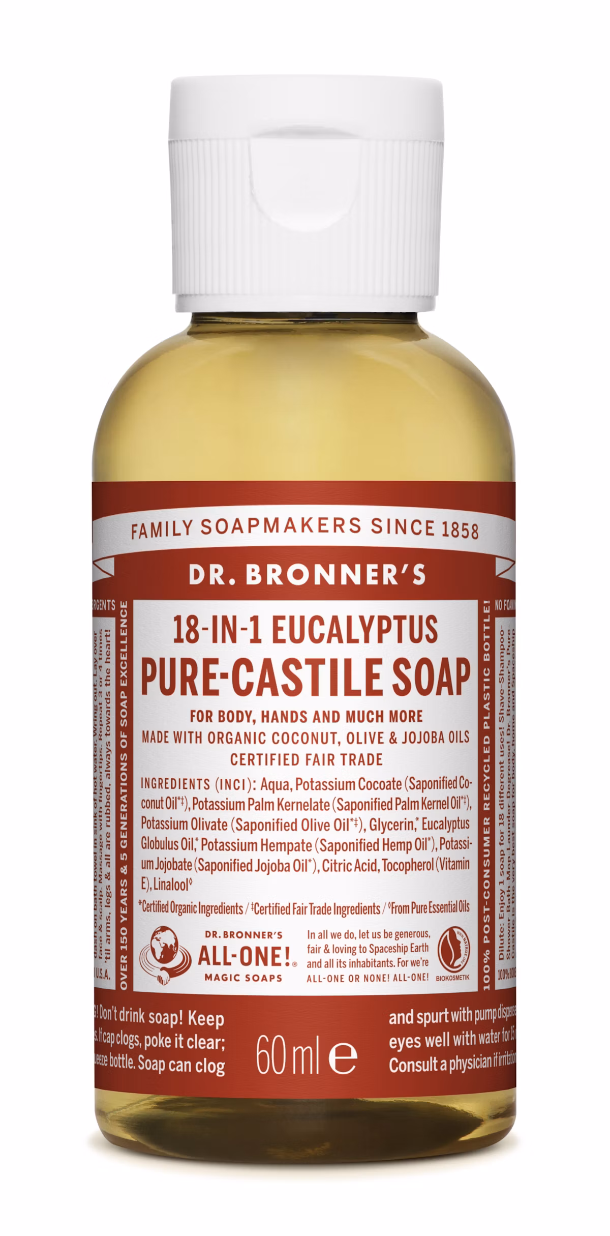 Dr. Bronner’s Magic Soap Eucalyptus 60 ml