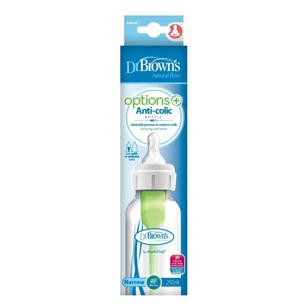 Dr Brown - Options Narrow Neck Plastic Bottle 250ml