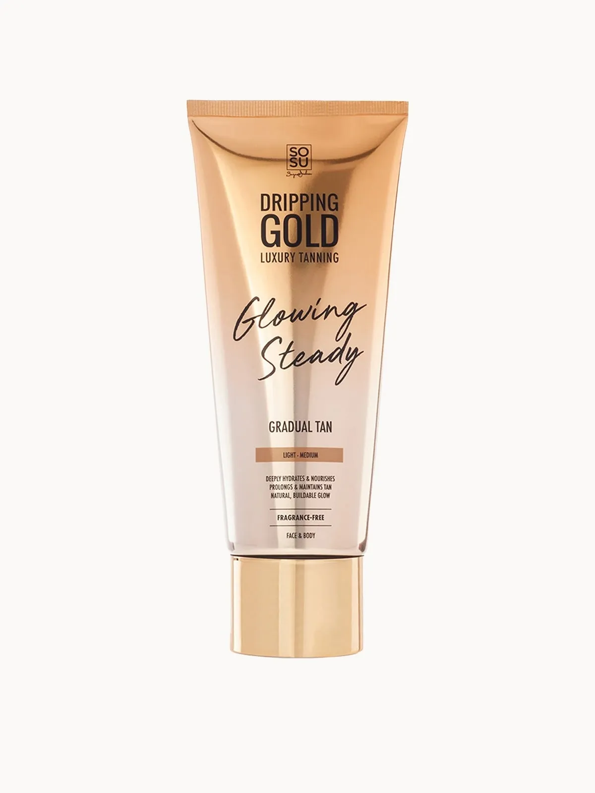 SOSU Dripping Gold Gradual Tan Lotion 230g (Various Colours) - Light-Medium