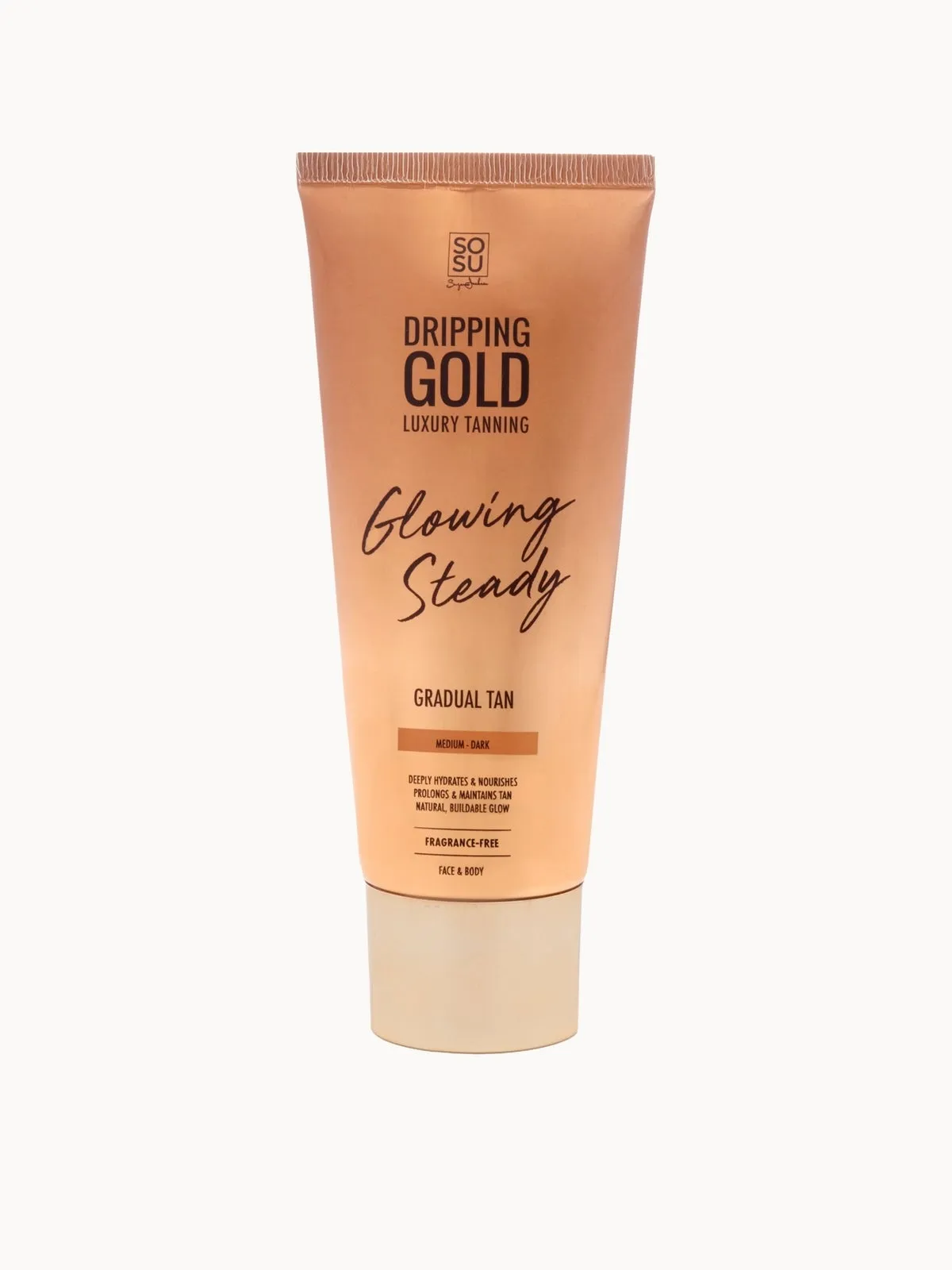SOSU Dripping Gold Gradual Tan Lotion 230g (Various Colours) - Medium-Dark