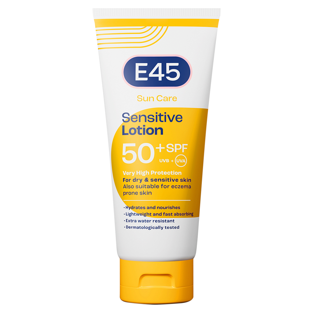 E45 Sun Care SPF50+ UVB + UVA Sensitive Lotion 180ml
