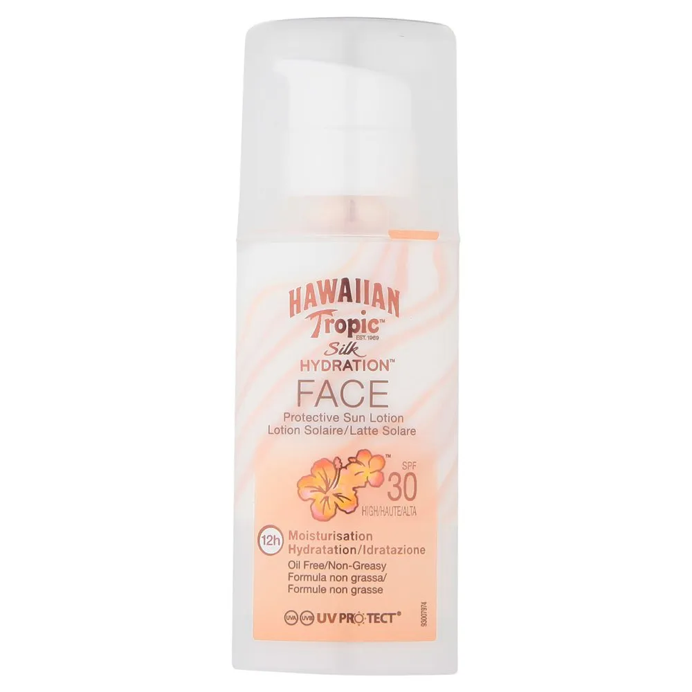 Hawaiian Tropic - Silk Hydration Face Sun Lotion SPF30 (50ml)