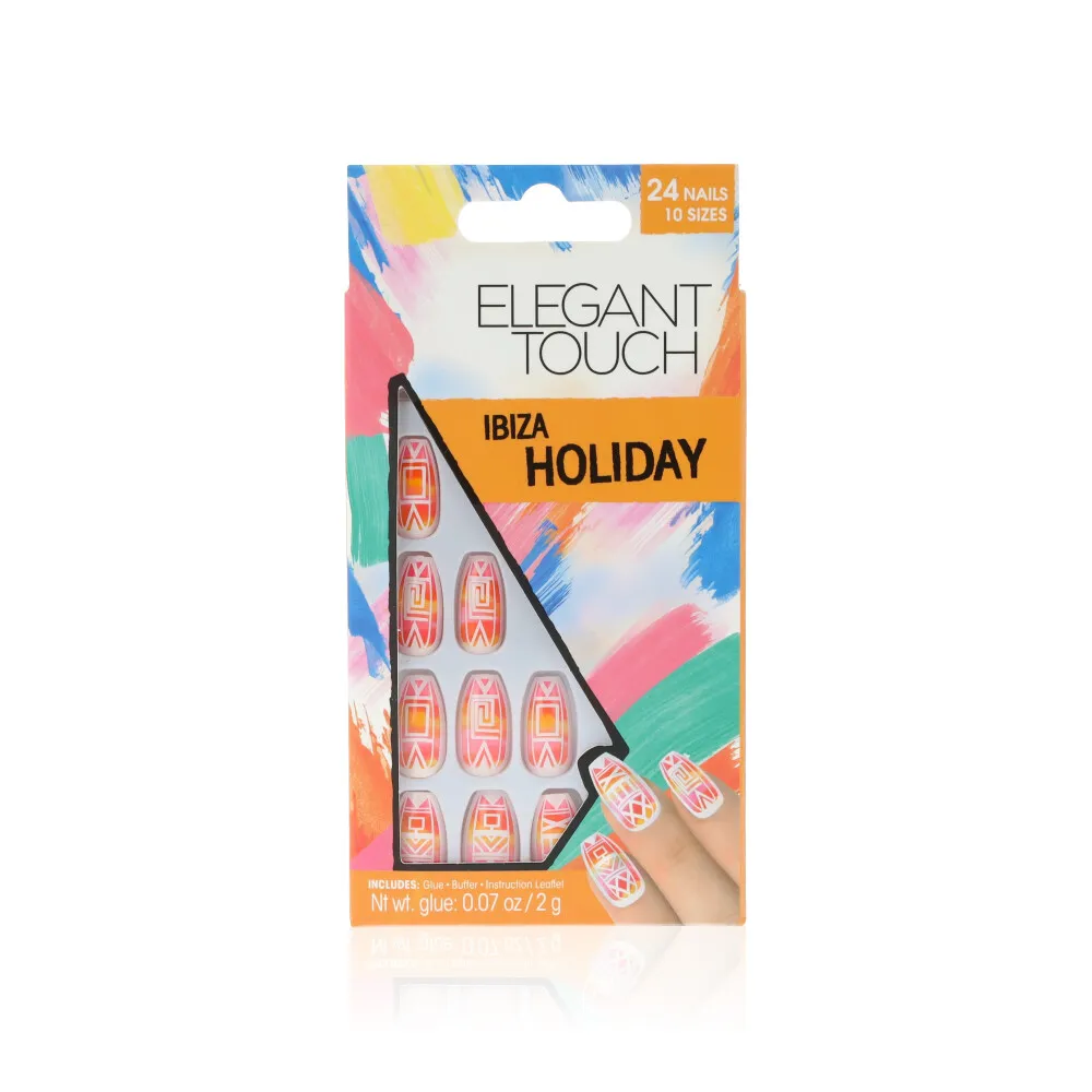 Elegant Touch Ibiza Holiday False Nails Accessories Multiple Sizes