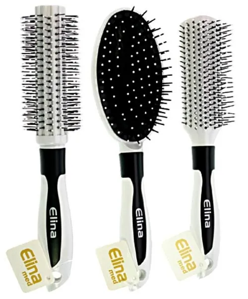 Elina Brush Set Exclusive White - 3 pcs.