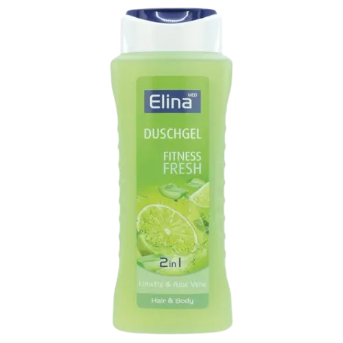 Elina Med 2-in-1 Fitness Fresh Lime & Aloe Vera Shower Gel – 300 ml
